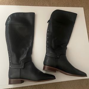 Franco Sarto black tall boots